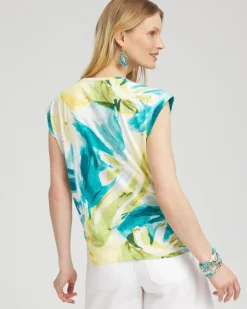 Abstract Knot Front Tee