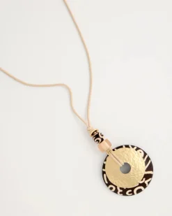 Adjustable Animal Print Pendant Necklace