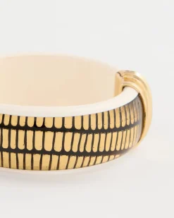 Animal Print Golden Hinge Bracelet