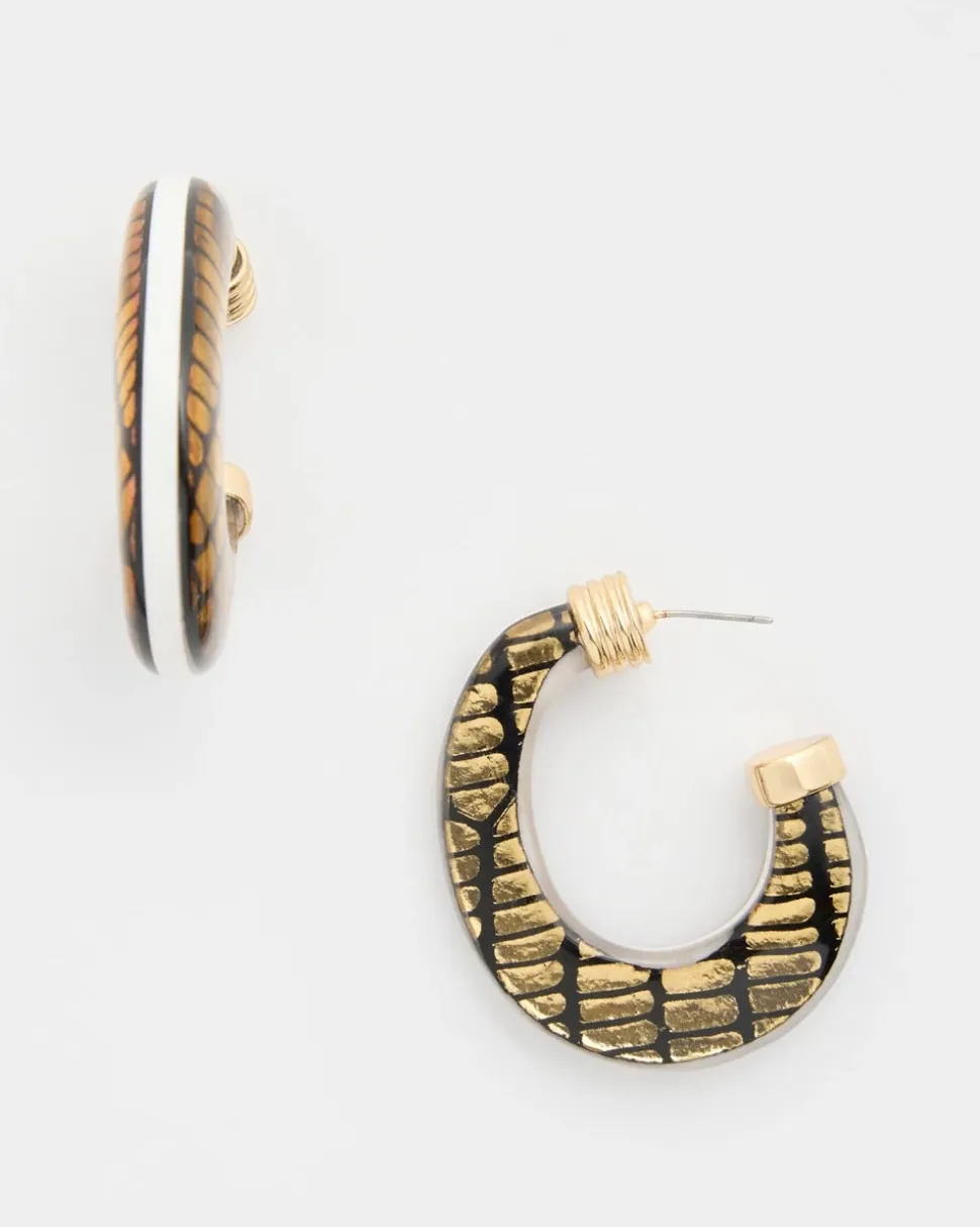 Animal Print Golden Hope Earrings