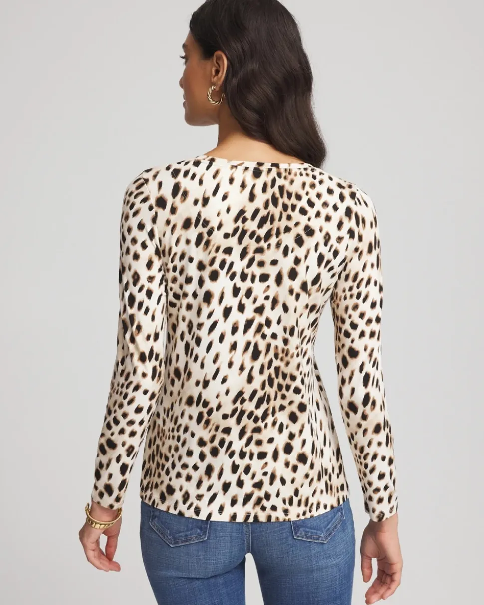 Animal Print Touch of Cool™ Layering Tee