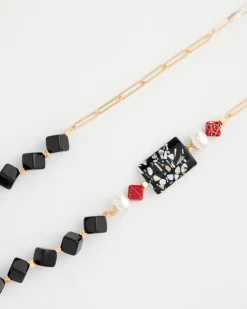 Asymmetrical Long Single-Strand Necklace