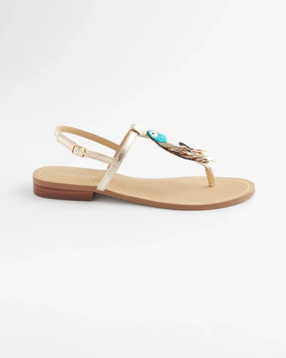 Beach Parrot T-Strap Sandals