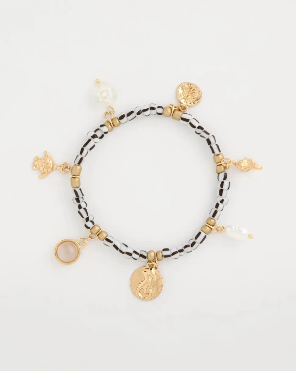 Beachy Charm Stretch Bracelet