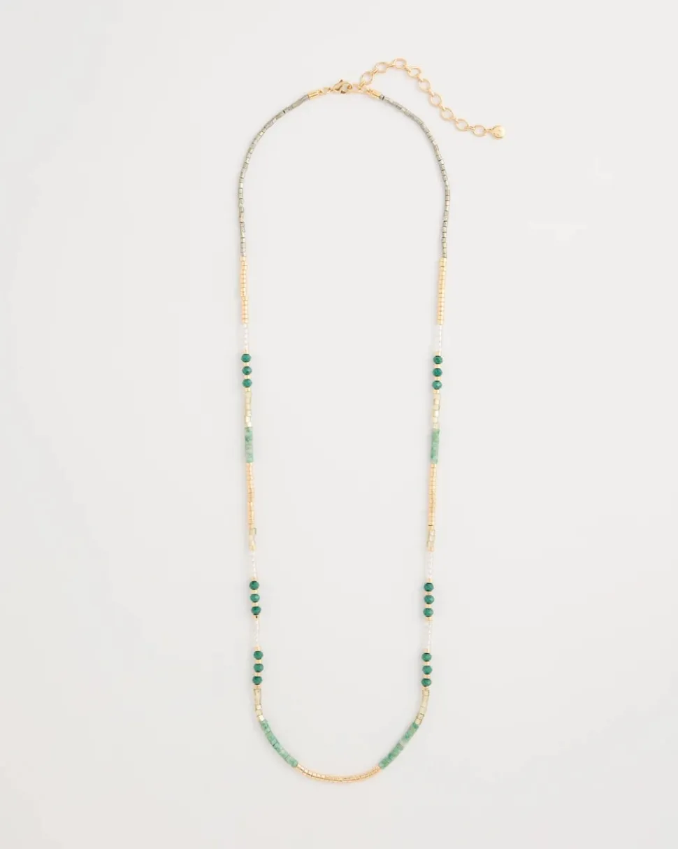 Beaded Long Necklace