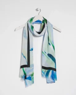 Blooming Brush Oblong Scarf