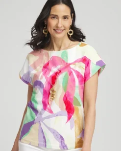 Blooms Short Sleeve Dolman Tee
