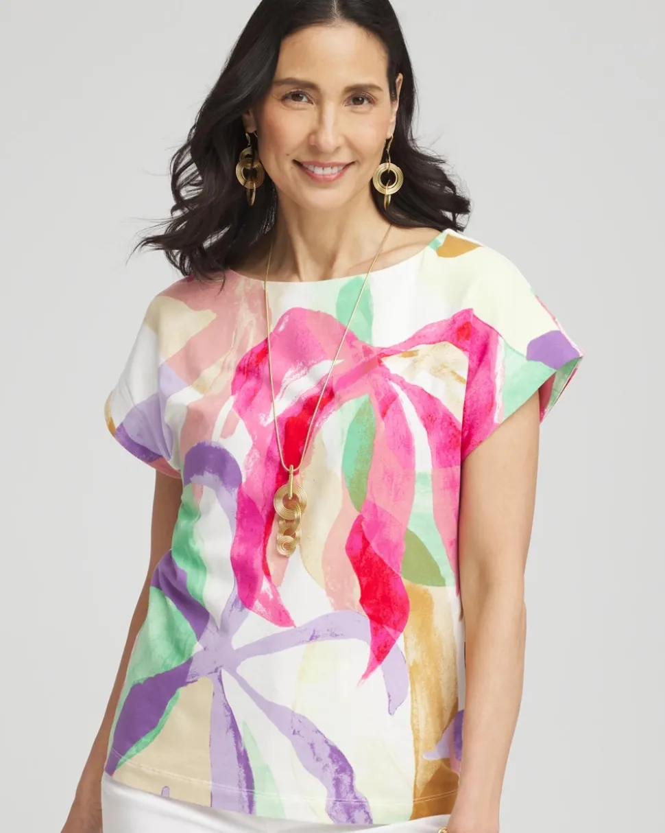Blooms Short Sleeve Dolman Tee