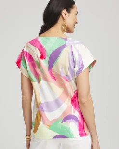 Blooms Short Sleeve Dolman Tee