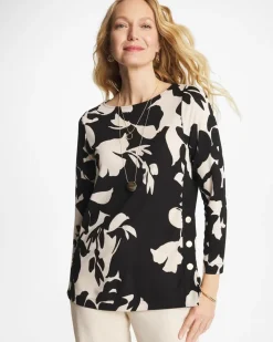 Blossom Matte Jersey Button Tunic