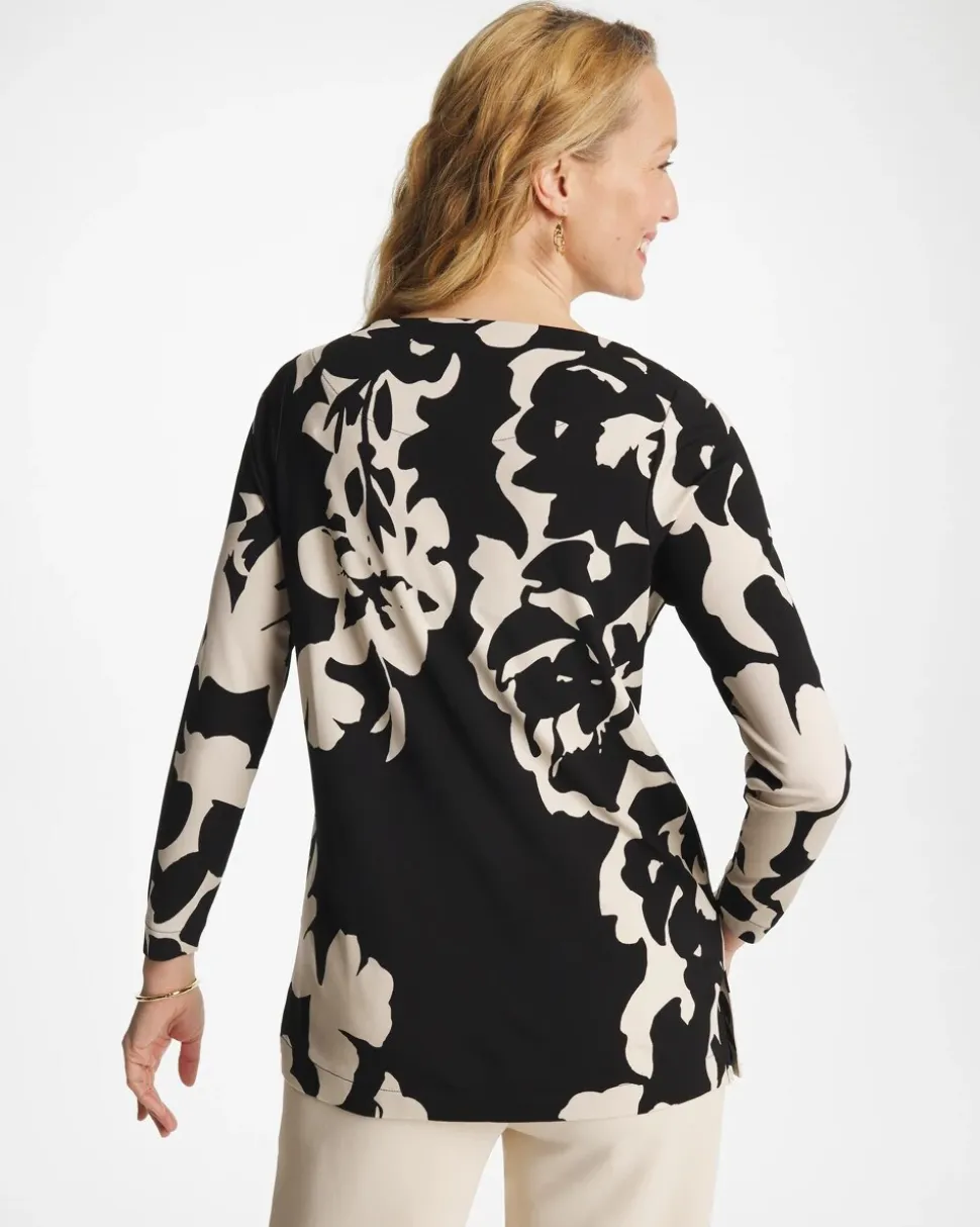 Blossom Matte Jersey Button Tunic