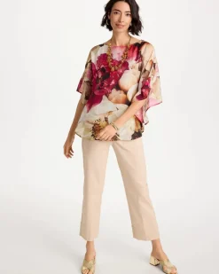 Boatneck Printed Poncho