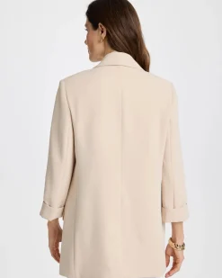 Boyfriend Crepe Blazer