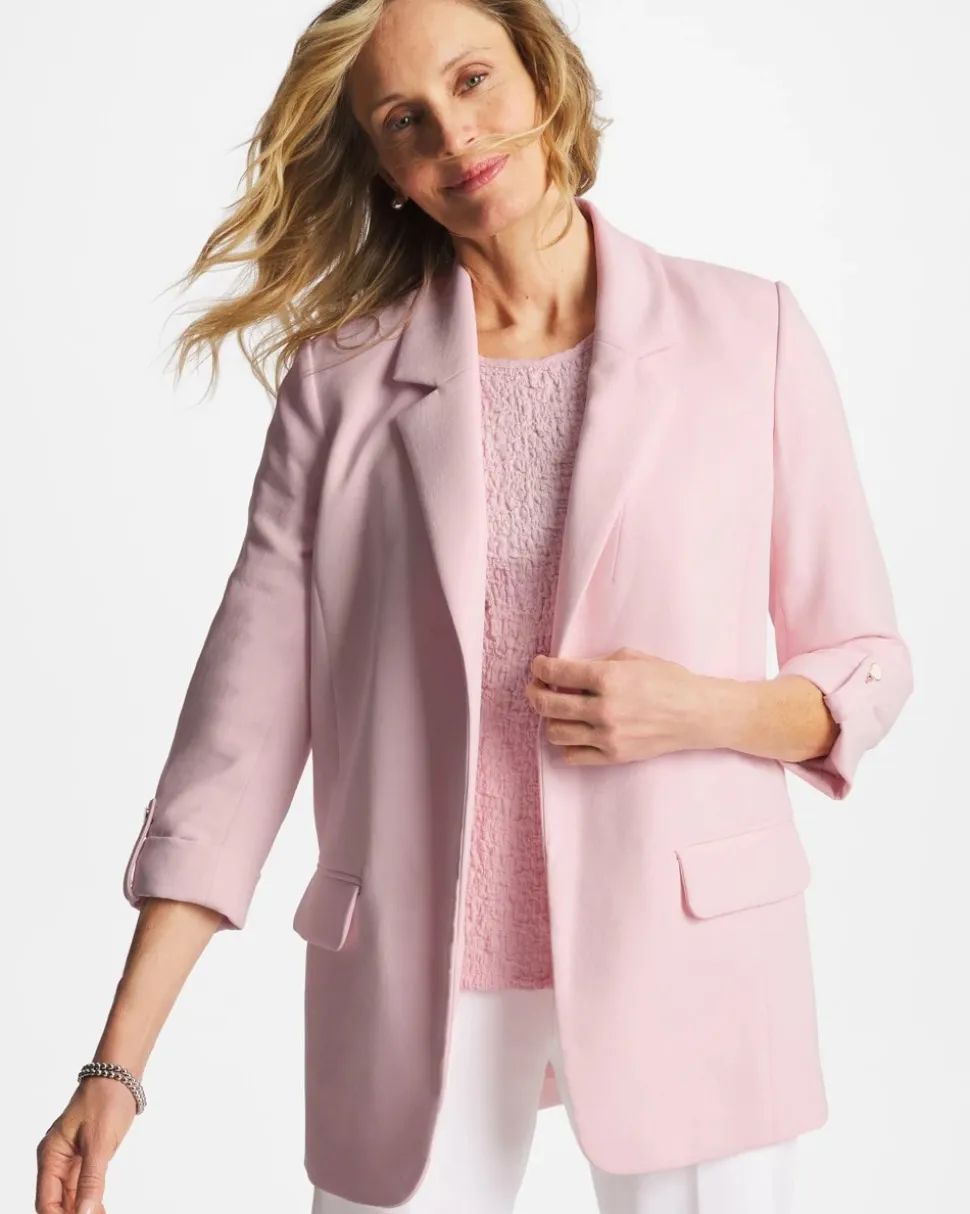 Boyfriend Crepe Blazer