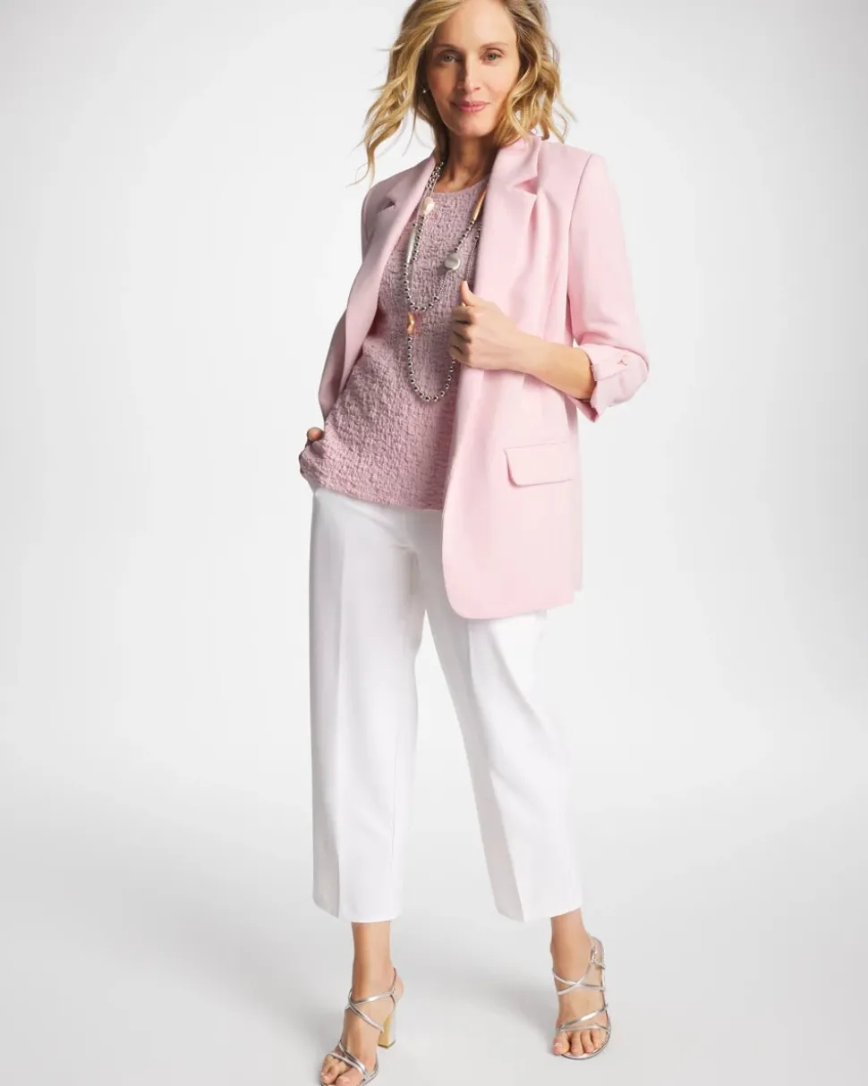 Boyfriend Crepe Blazer