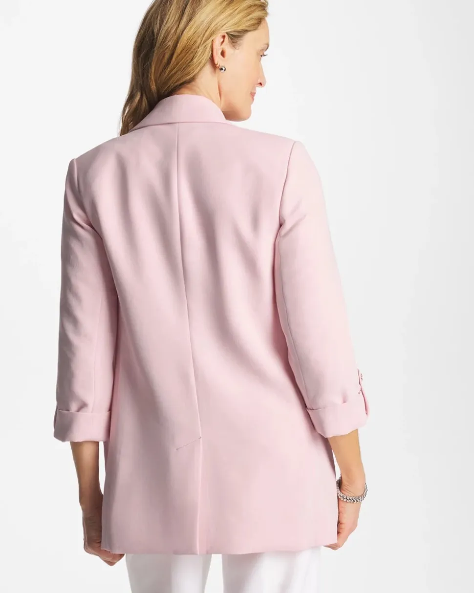 Boyfriend Crepe Blazer