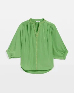 Braided Batwing Blouse