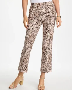Brigitte™ Animal Print Crop Flare Pants