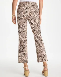 Brigitte™ Animal Print Crop Flare Pants