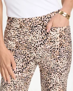 Brigitte™ Animal Print Crop Flare Pants