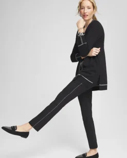 Brigitte Beaded Slim Ankle Pants