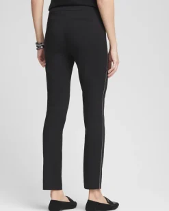 Brigitte Beaded Slim Ankle Pants