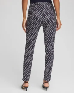 Brigitte™ Chain Connection Slim Ankle Pants
