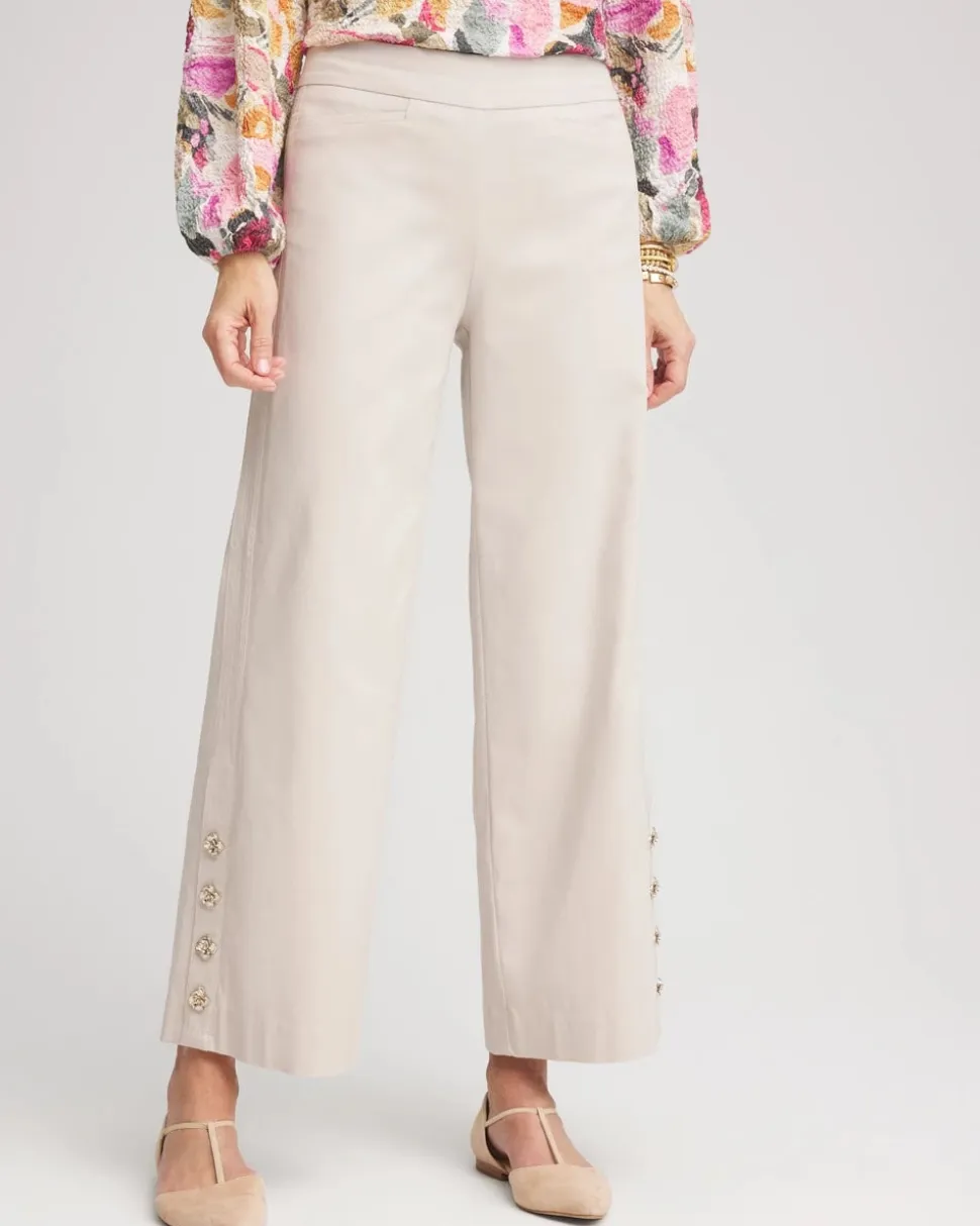 Brigitte™ Cropped Wide-Leg Pants