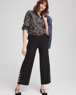 Brigitte™ Cropped Wide-Leg Pants