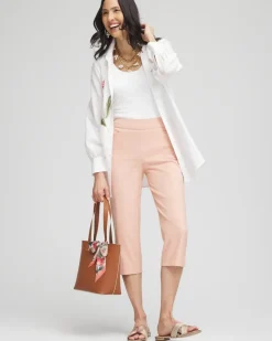Brigitte™ Cross Dye Capri Pants