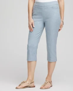 Brigitte™ Cross Dye Capri Pants