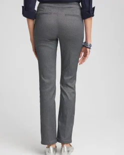 Brigitte Diamond Print Slim Pants