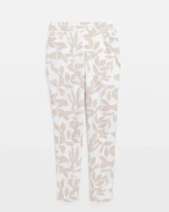 Brigitte Leaf Etch Ankle Pants