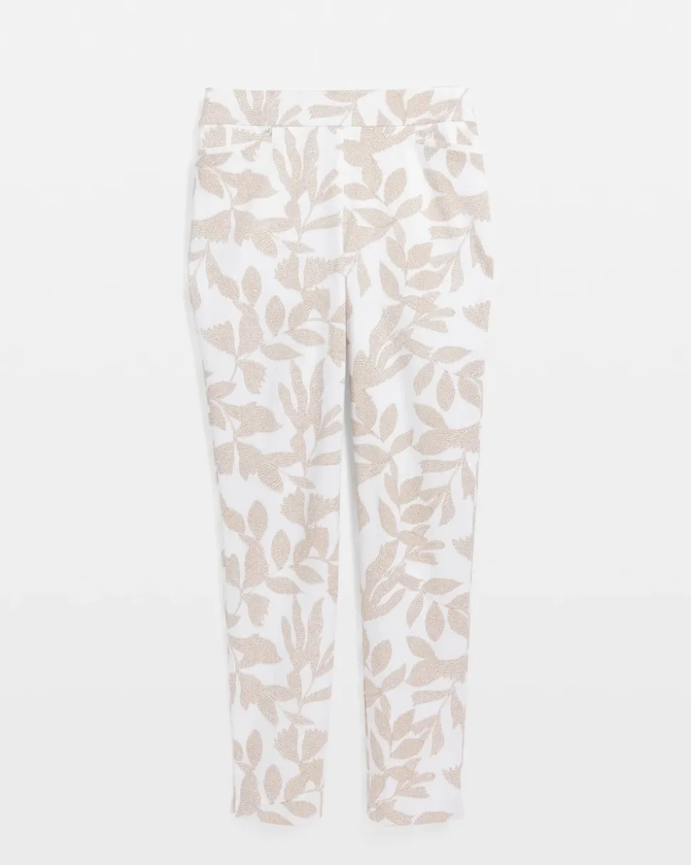 Brigitte Leaf Etch Ankle Pants