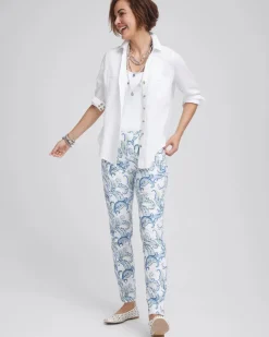 Brigitte™ Paisley Ankle Pants