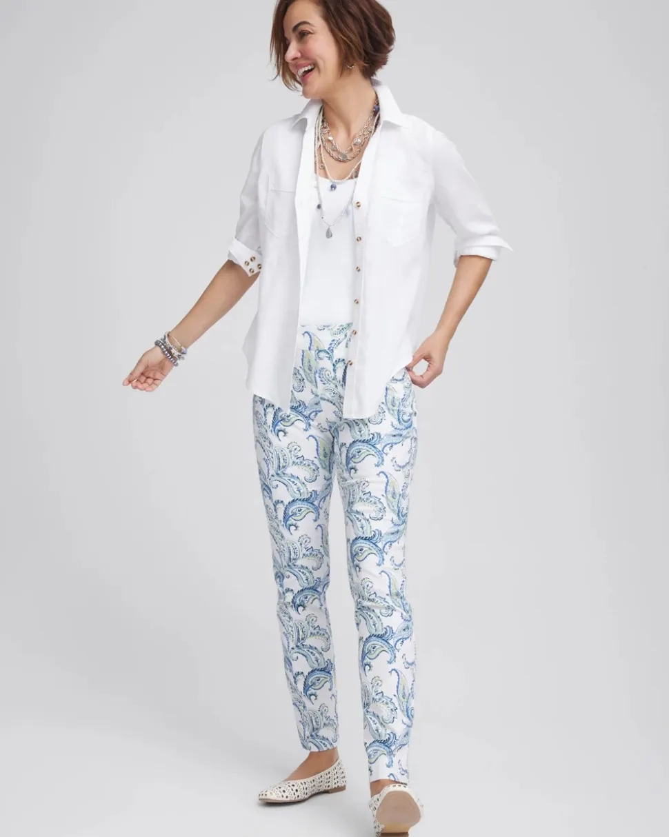 Brigitte™ Paisley Ankle Pants