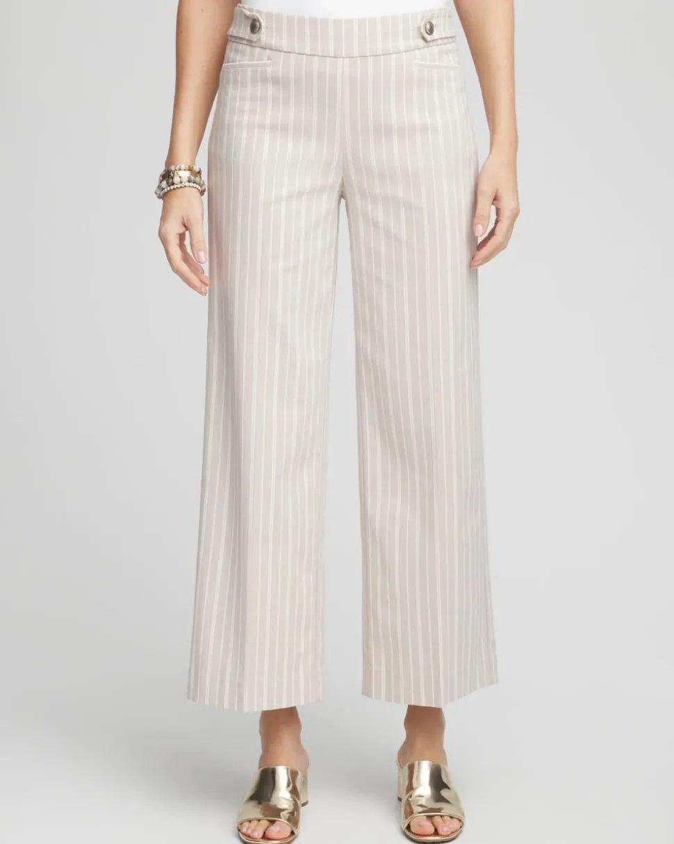 Brigitte™ Pinstripe Wide-Leg Pants