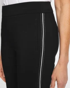 Brigitte™ Piped Straight Cropped Pants