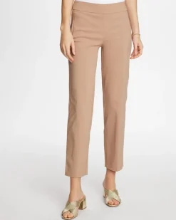 Brigitte™ Piped Straight Cropped Pants