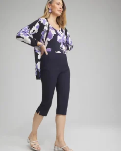 Brigitte™ Pull-On Rivet Slim Capris