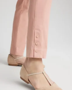 Brigitte™ Pull-On Slim Rivet Ankle Pants