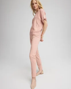 Brigitte™ Pull-On Slim Rivet Ankle Pants