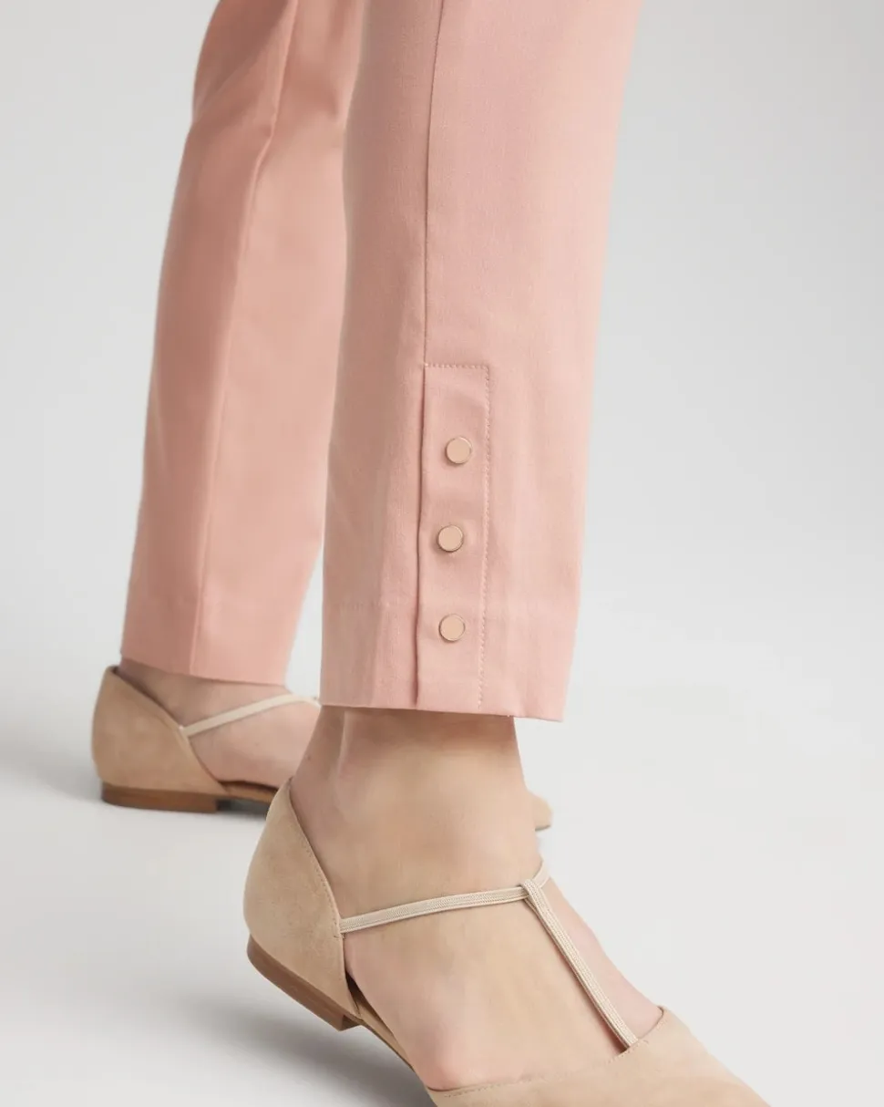 Brigitte™ Pull-On Slim Rivet Ankle Pants