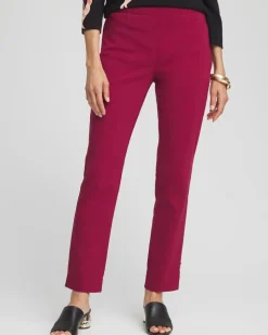 Brigitte Rivet Slit Ankle Pants