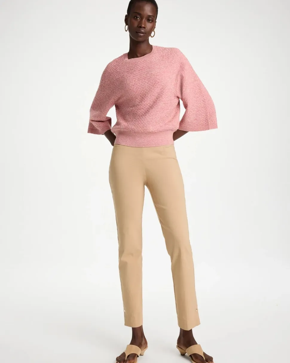 Brigitte™ Slim Button Hem Pants