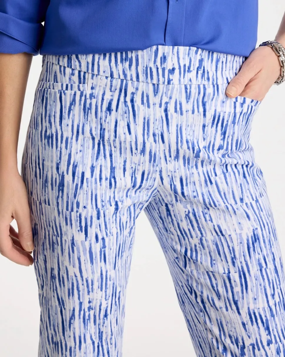 Brigitte™ Slim Infinite Lines Capri Pants