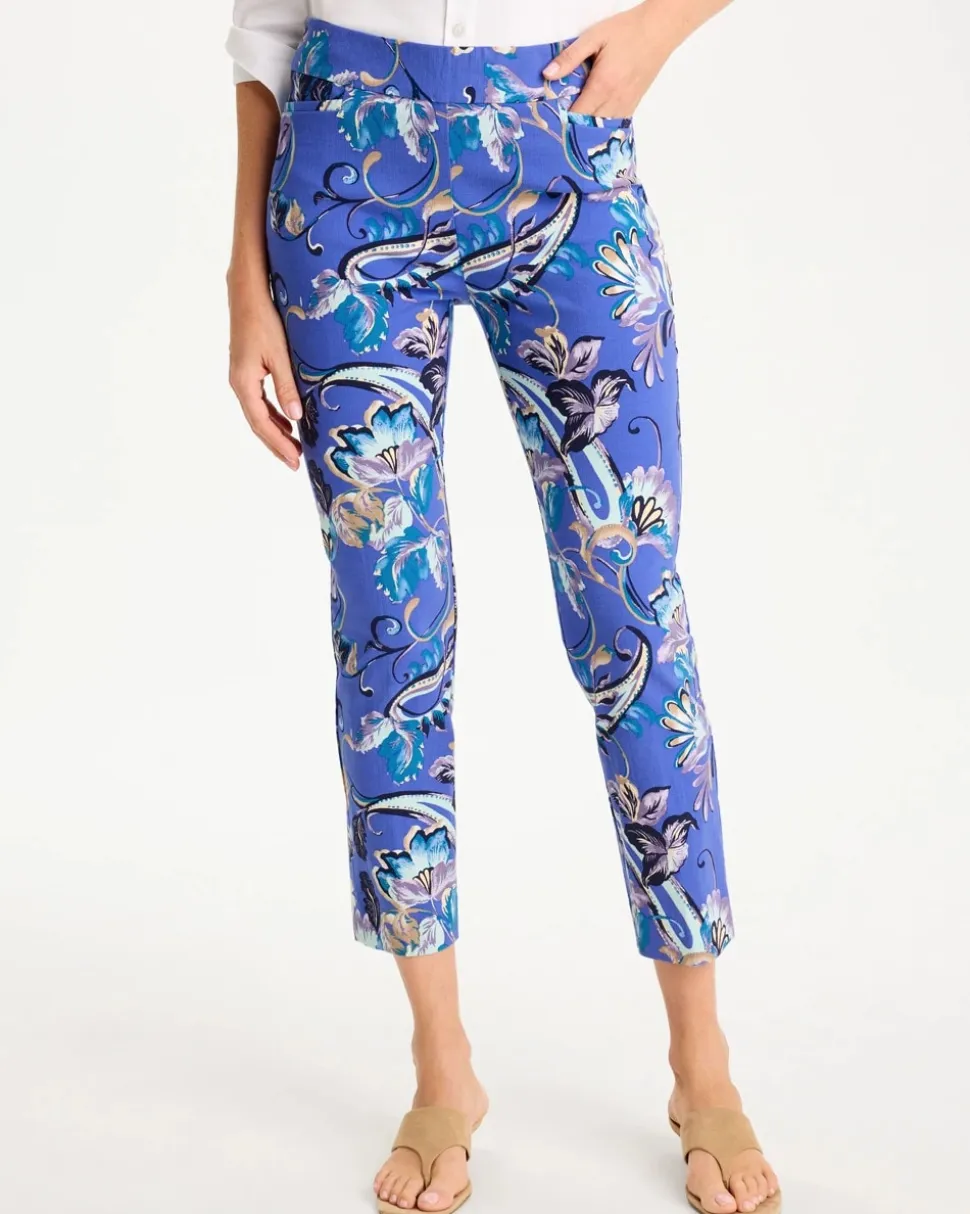 Brigitte™ Slim Mae Paisley Crop Pant