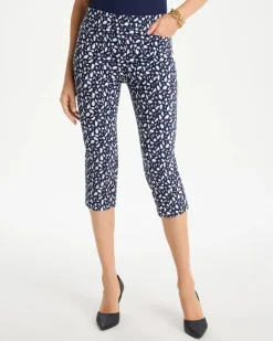 Brigitte™ Slim Printed Pull-On Capri Pant