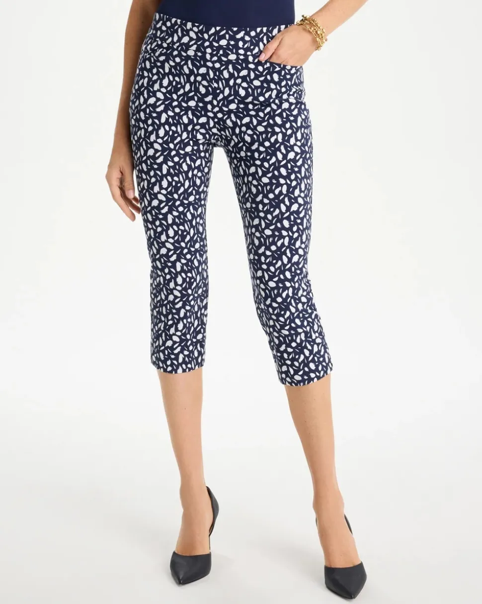 Brigitte™ Slim Printed Pull-On Capri Pant