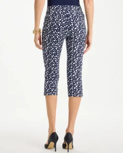 Brigitte™ Slim Printed Pull-On Capri Pant